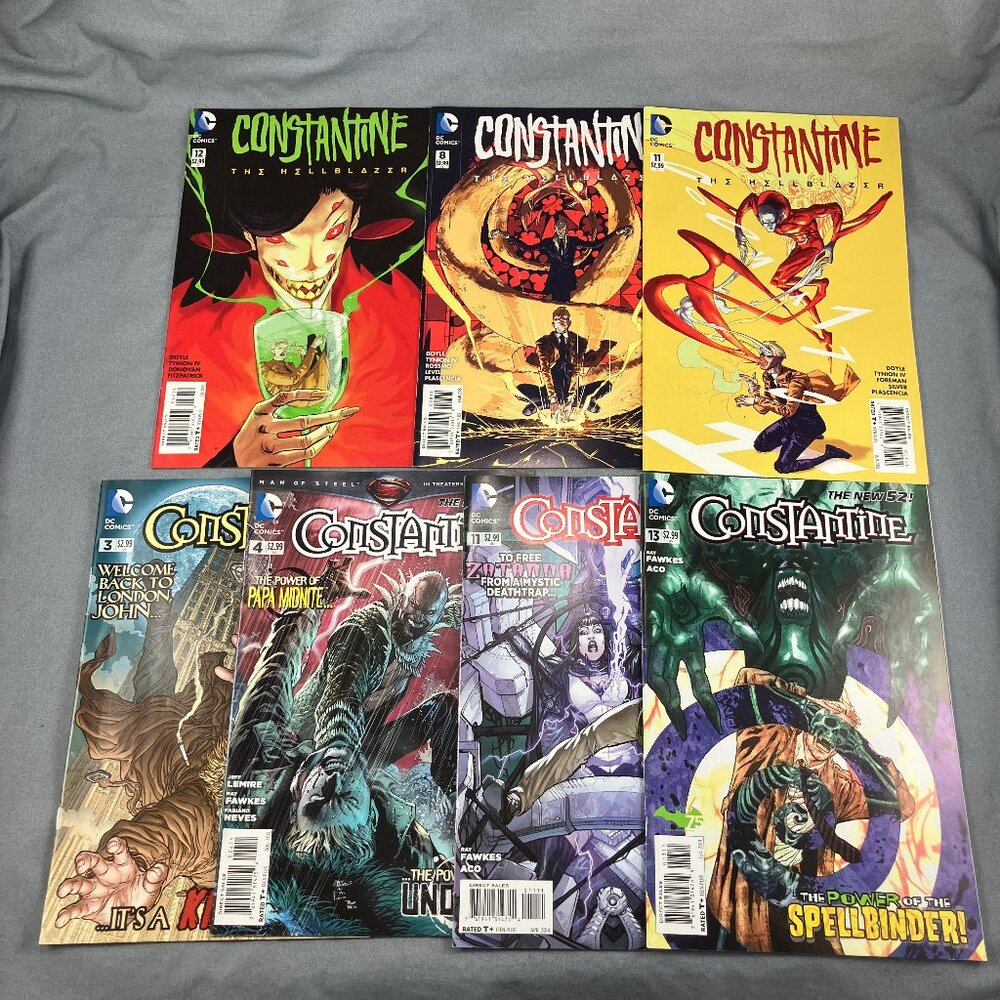 Constantine HellBlazer DC Comic Books Lot of 7 Asst Issues 2013 & 2016 Series
